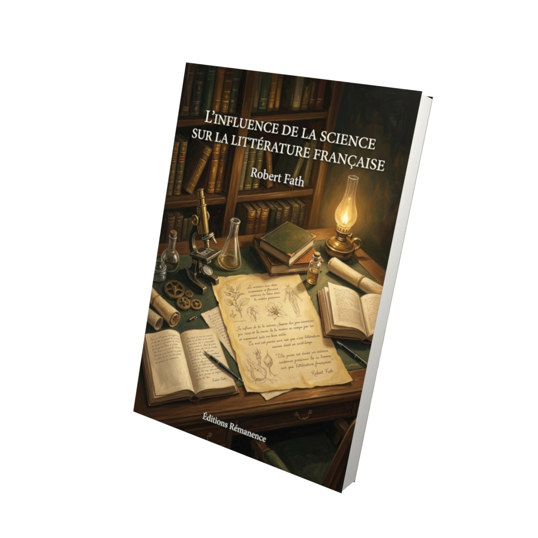 Livre L’Influence de la science sur la littérature française par Robert Fath - Vue 3D - Editions Remanence