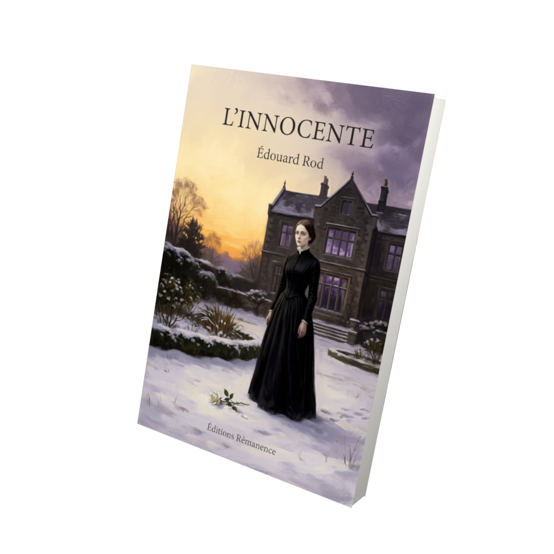 Livre L’Innocente par Édouard Rod - Vue 3D - Editions Remanence