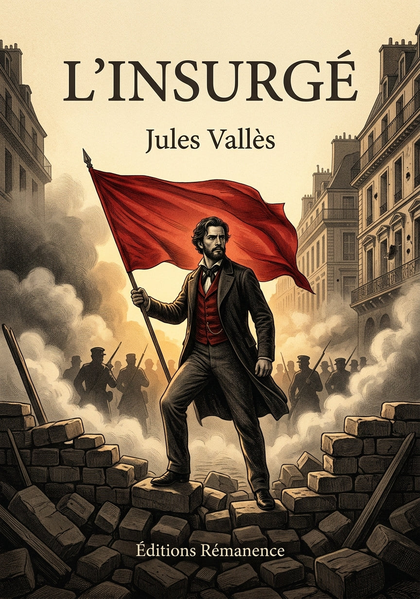 Livre L’Insurgé par Jules Vallès - Couverture - Editions Remanence
