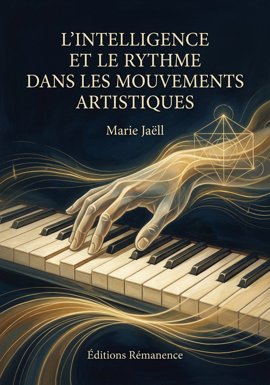 Livre L’intelligence et le rythme dans les mouvements artistiques par Marie Jaëll - Couverture - Editions Remanence