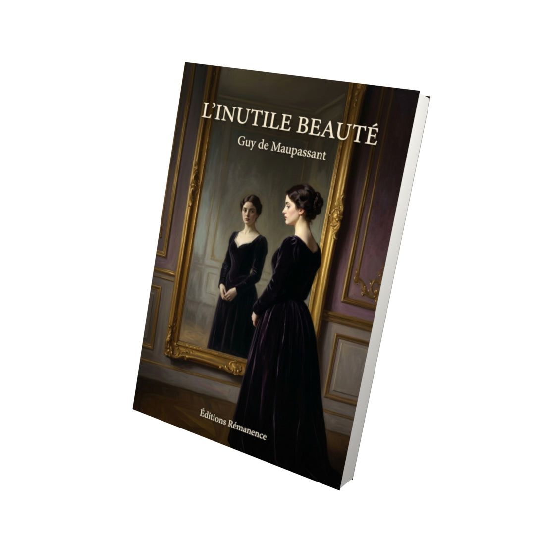 Livre L’Inutile Beauté par Guy de Maupassant - Vue 3D - Editions Remanence