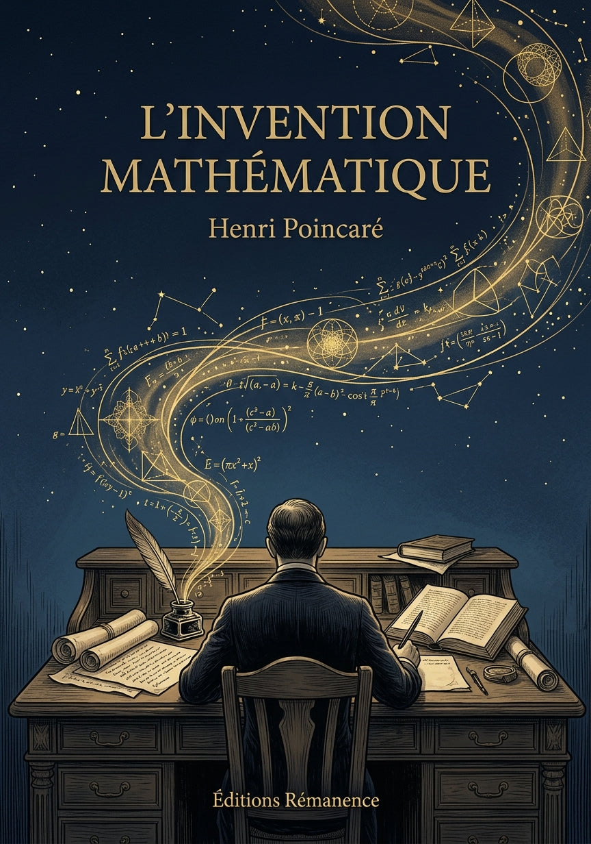 Livre L’Invention mathématique par Henri Poincaré - Couverture - Editions Remanence