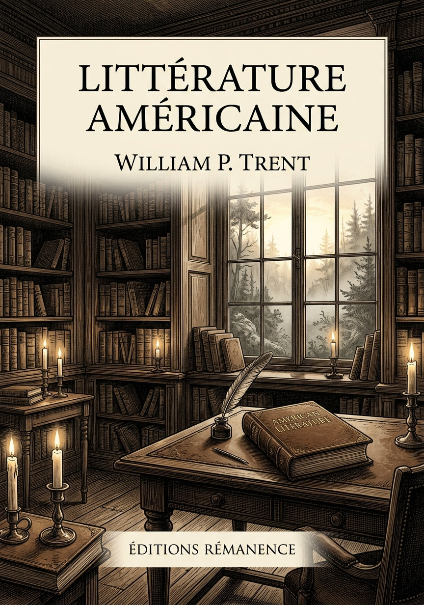Livre Littérature américaine par William P. Trent - Couverture - Editions Remanence
