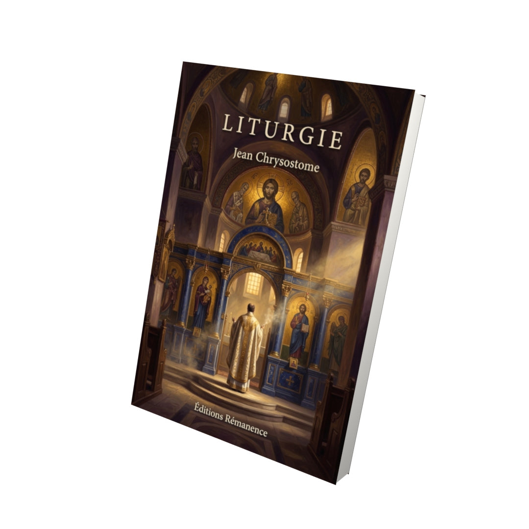 Livre Liturgie par Jean Chrysostome - Vue 3D - Editions Remanence
