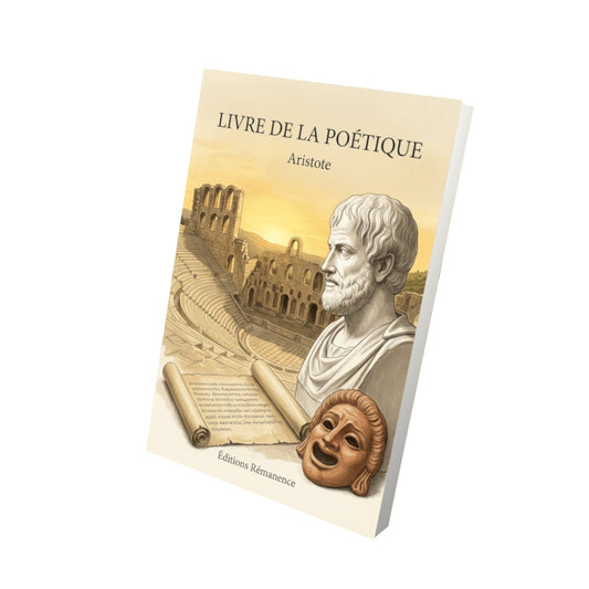 Livre Livre de la poétique - Aristote - Vue 3D - Editions Remanence