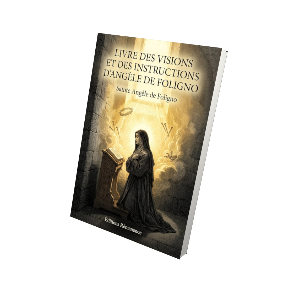 Livre Livre des visions et des instructions d'Angèle de Foligno - Sainte Angèle de Foligno - Vue 3D - Editions Remanence