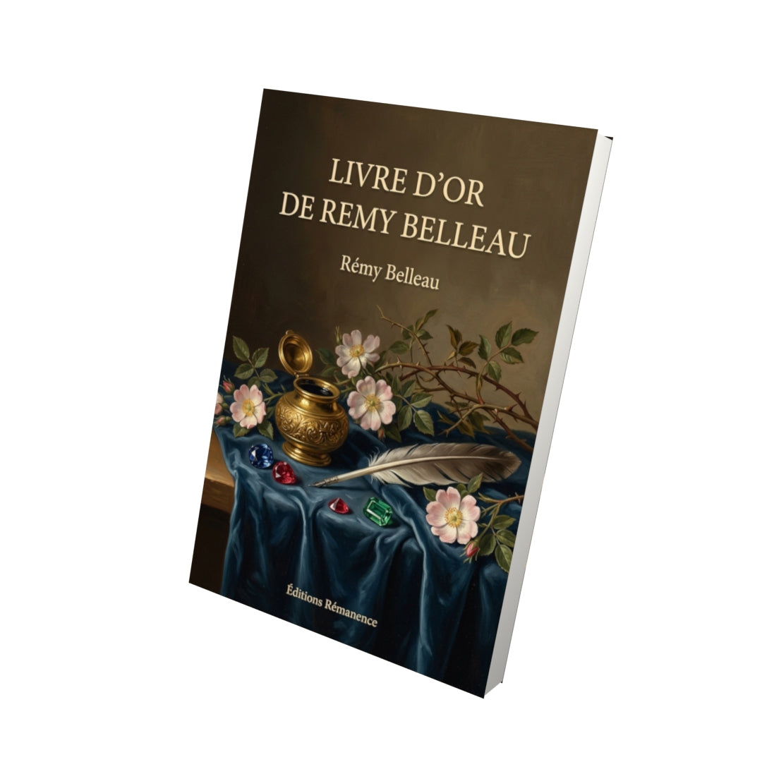 Livre Livre d’or de Remy Belleau par Rémy Belleau - Vue 3D - Editions Remanence