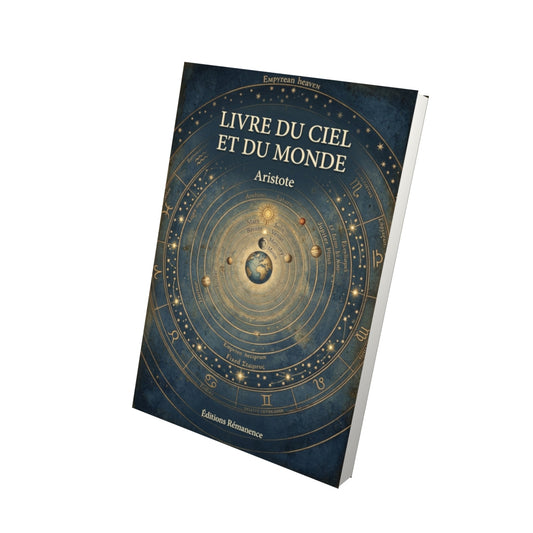 Livre Livre du ciel et du monde - Aristote - Vue 3D - Editions Remanence