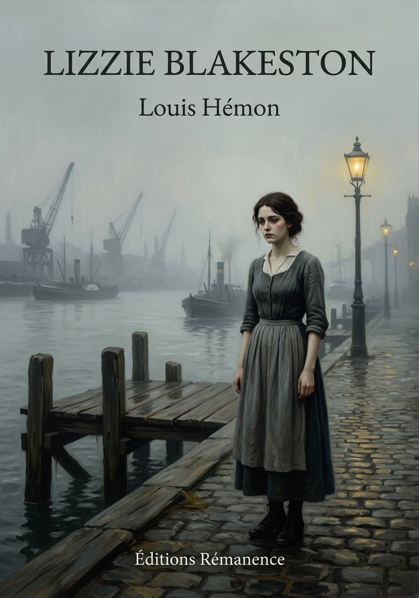 Livre Lizzie Blakeston par Louis Hémon - Couverture - Editions Remanence