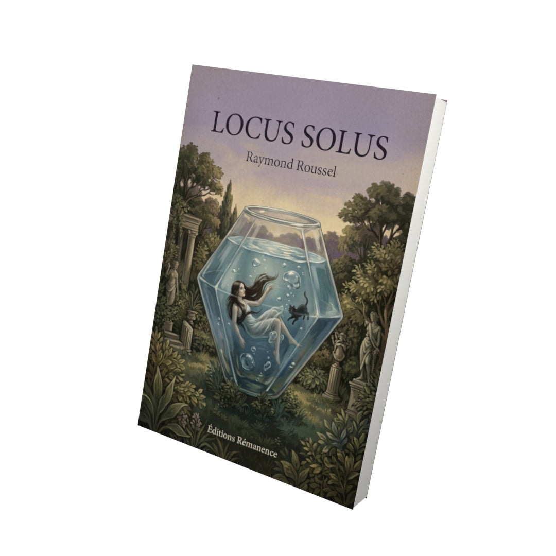 Livre Locus Solus - Raymond Roussel - Vue 3D - Editions Remanence