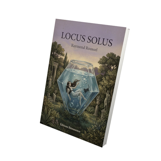Livre Locus Solus - Raymond Roussel - Vue 3D - Editions Remanence