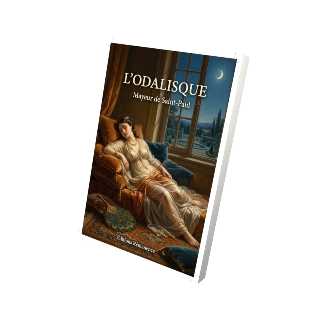 Livre L’Odalisque par Mayeur de Saint-Paul - Vue 3D - Editions Remanence