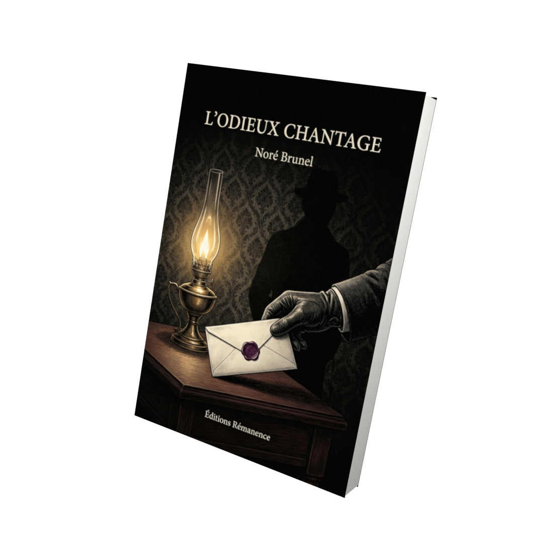 Livre L’Odieux Chantage par Noré Brunel - Vue 3D - Editions Remanence