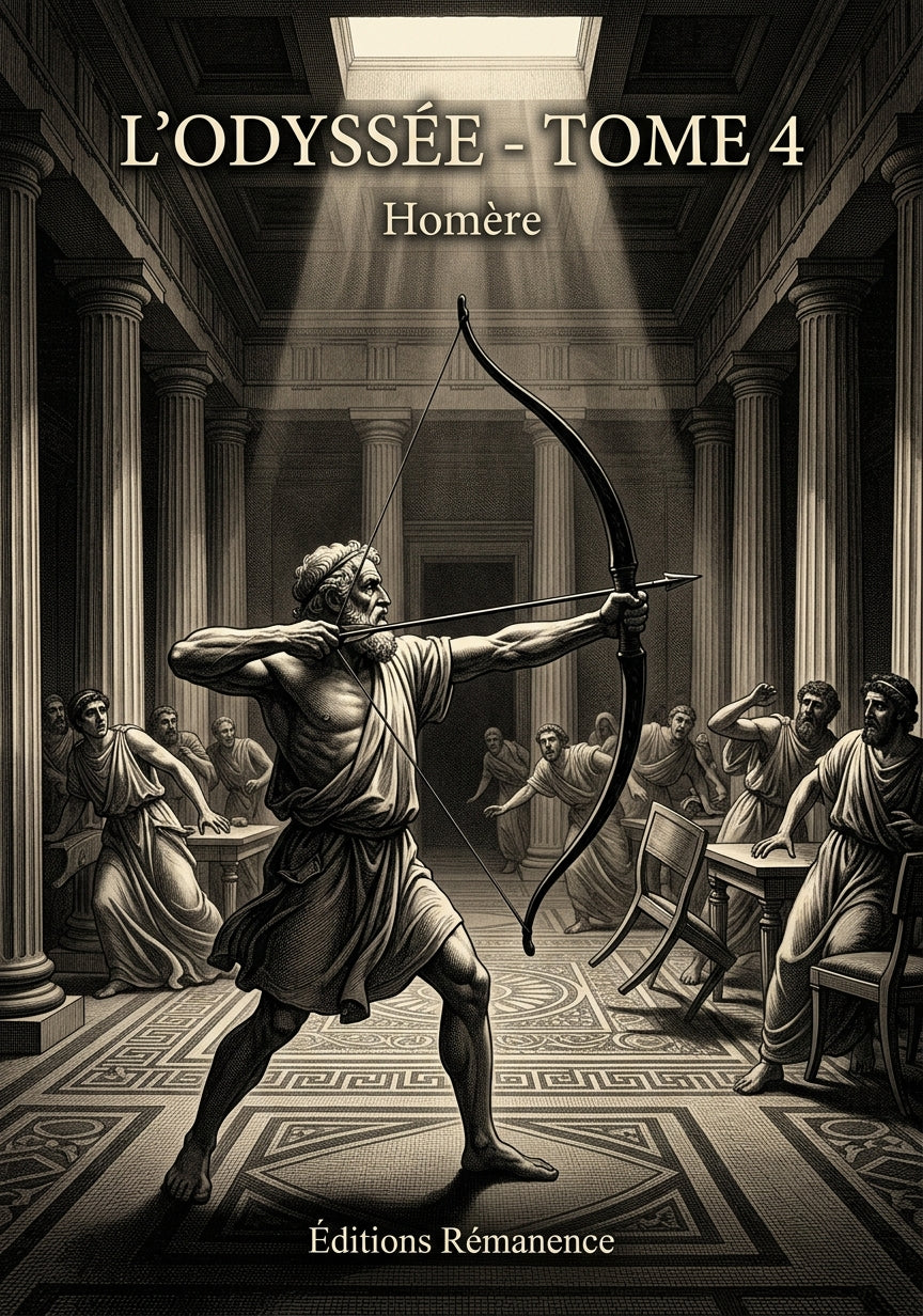 Livre L’Odyssée - Tome 4 par Homère - Couverture - Editions Remanence