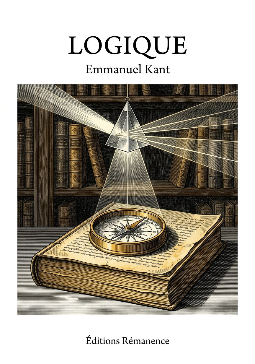Livre Logique par Emmanuel Kant - Couverture - Editions Remanence