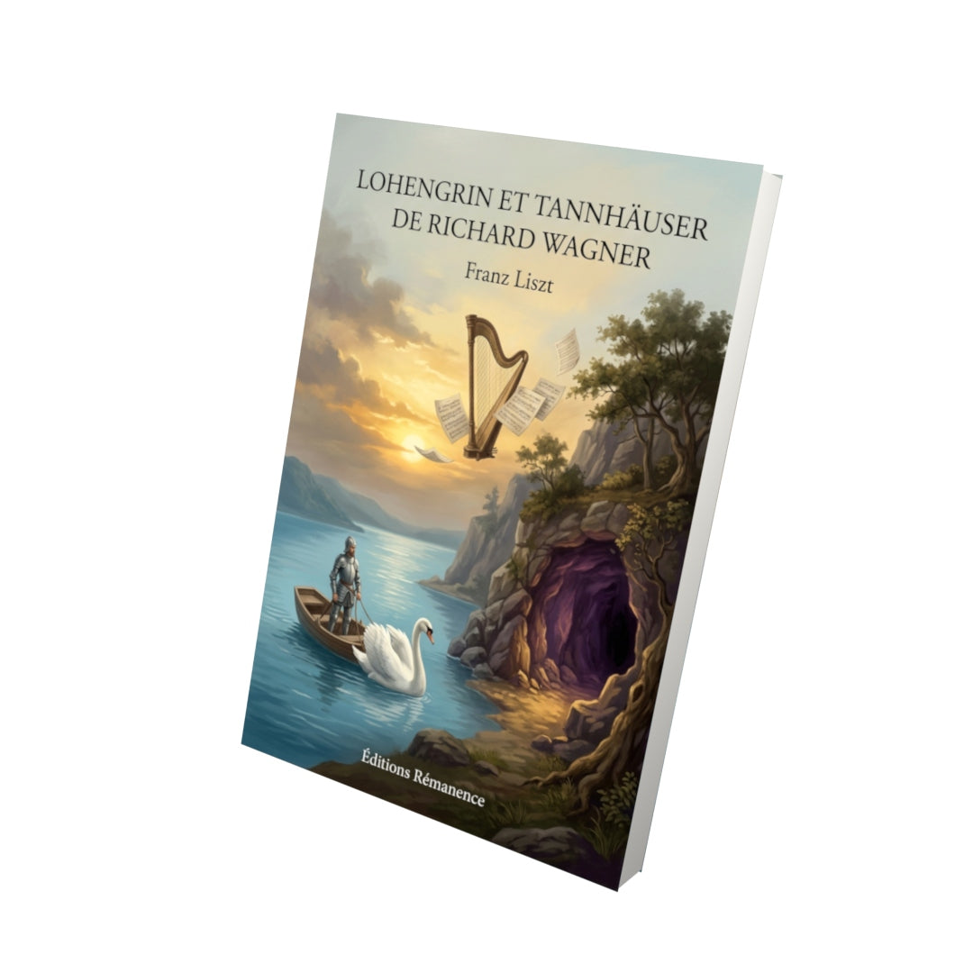 Livre Lohengrin et Tannhäuser de Richard Wagner par Franz Liszt - Vue 3D - Editions Remanence