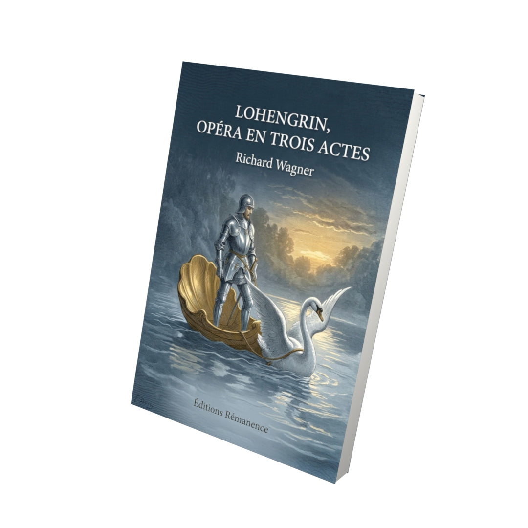 Livre Lohengrin, opéra en trois actes par Richard Wagner - Vue 3D - Editions Remanence