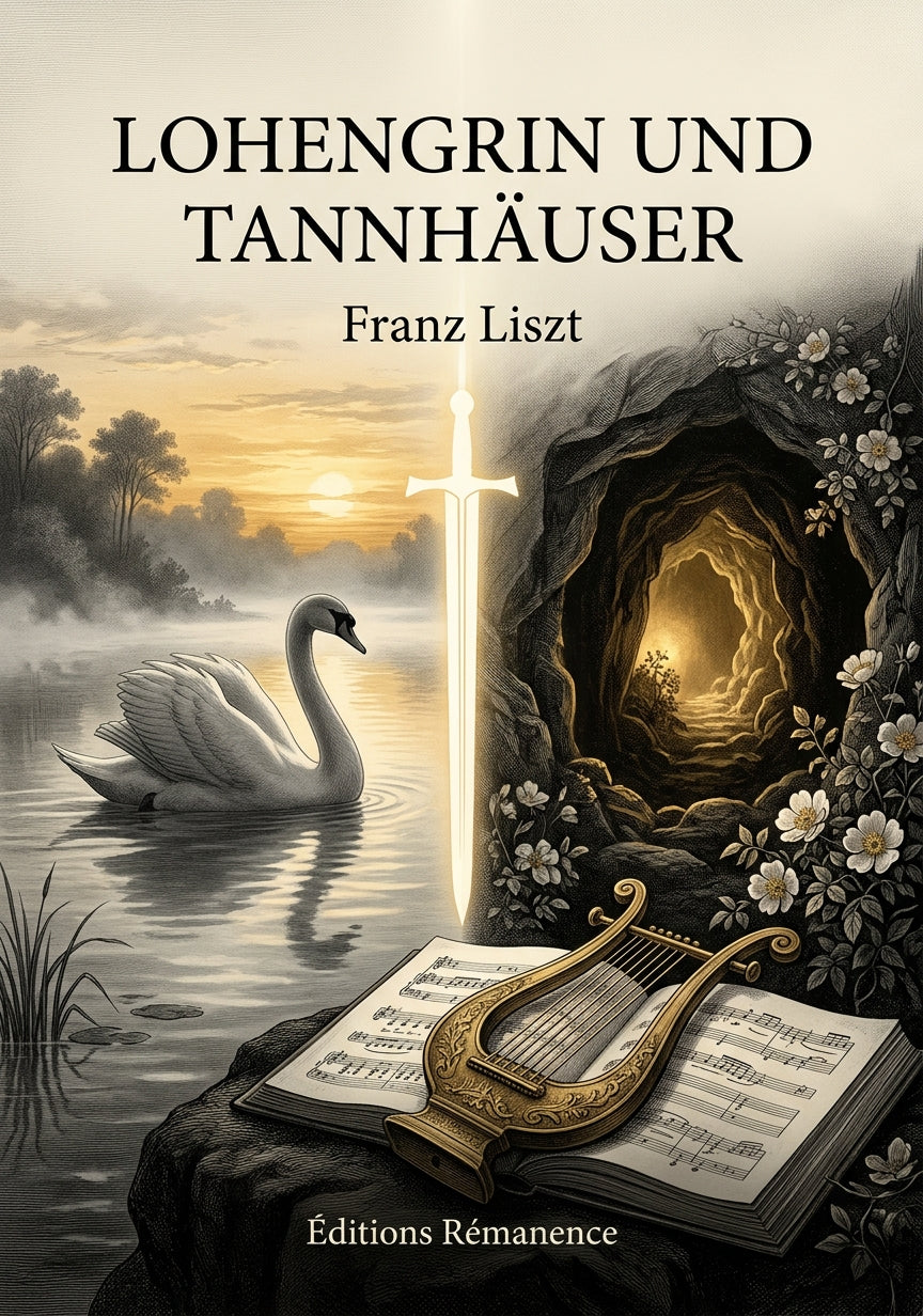 Livre Lohengrin und Tannhäuser par Franz Liszt - Couverture - Editions Remanence