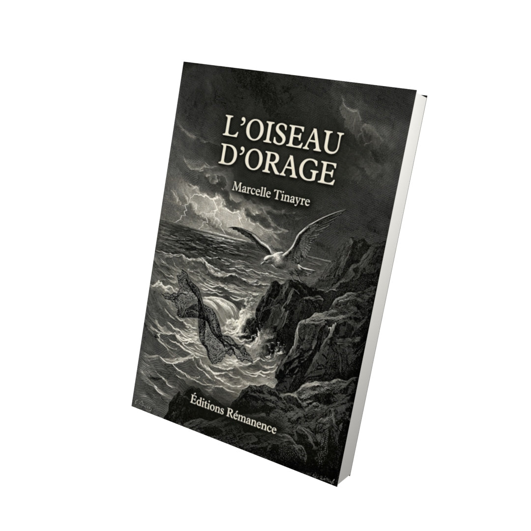 Livre L’Oiseau d’orage par Marcelle Tinayre - Vue 3D - Editions Remanence