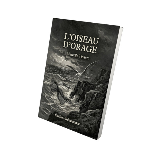 Livre L’Oiseau d’orage par Marcelle Tinayre - Vue 3D - Editions Remanence