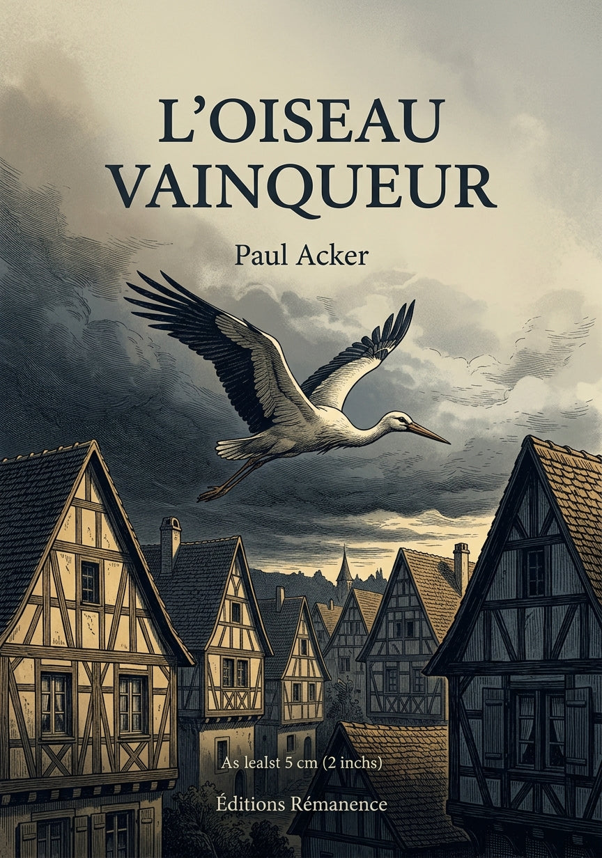 Livre L’Oiseau vainqueur par Paul Acker - Couverture - Editions Remanence