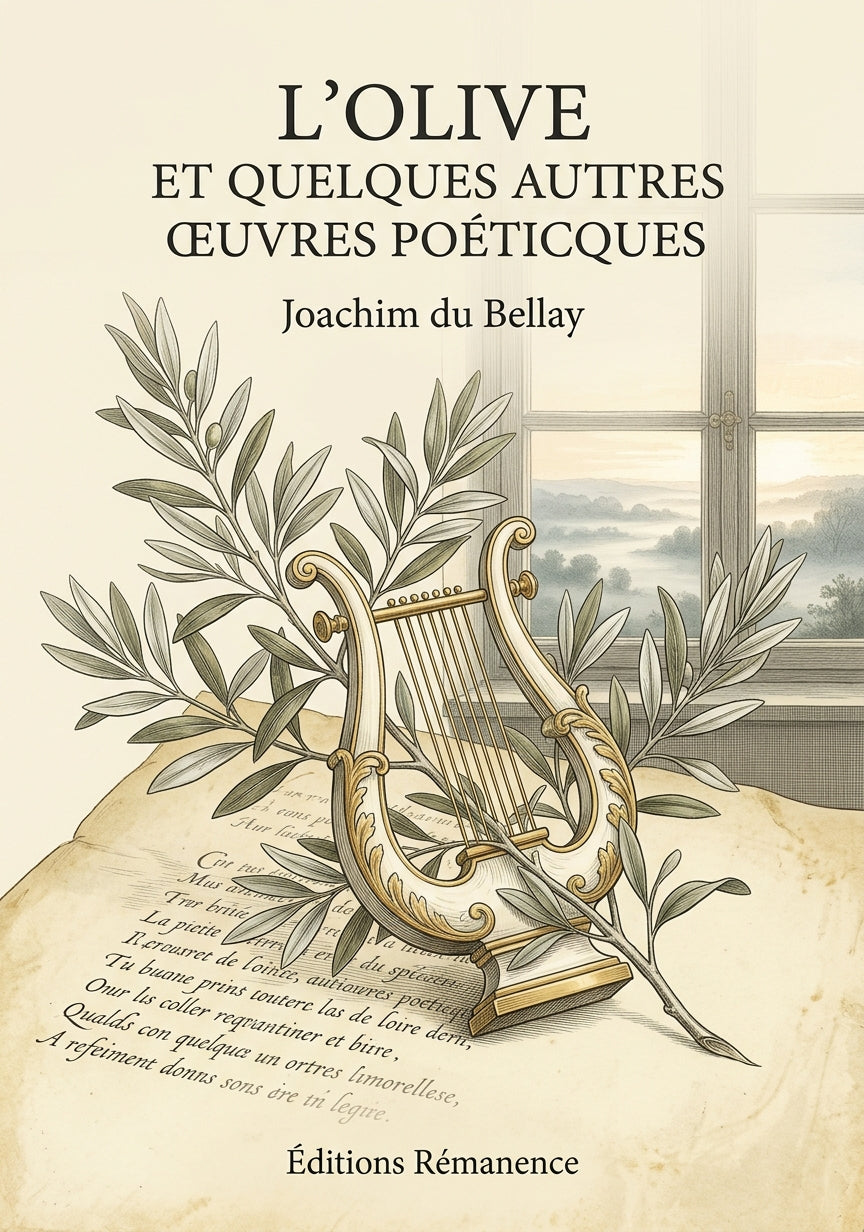 Livre L’Olive et quelques autres œuvres poeticques par Joachim du Bellay - Couverture - Editions Remanence