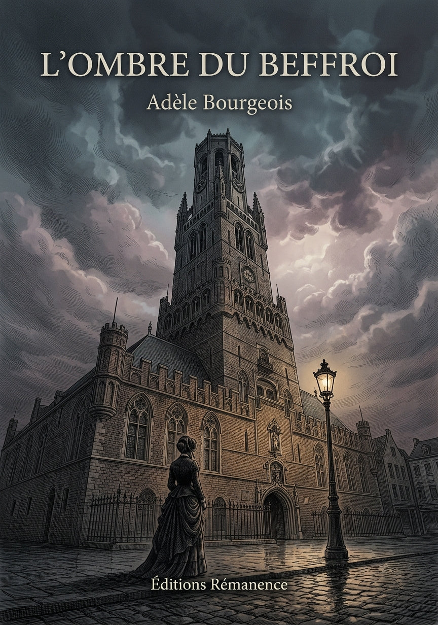 Livre L’ombre du beffroi par Adèle Bourgeois - Couverture - Editions Remanence