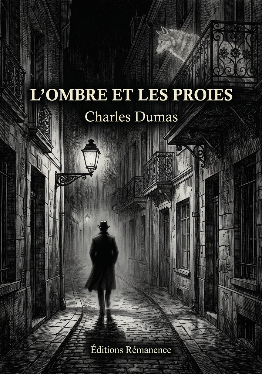 Livre L’Ombre et les Proies par Charles Dumas - Couverture - Editions Remanence