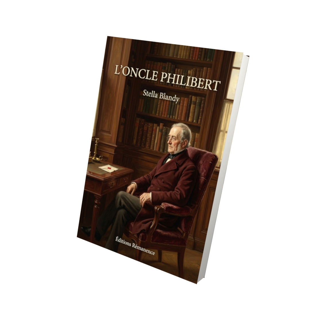 Livre L’Oncle Philibert par Stella Blandy - Vue 3D - Editions Remanence