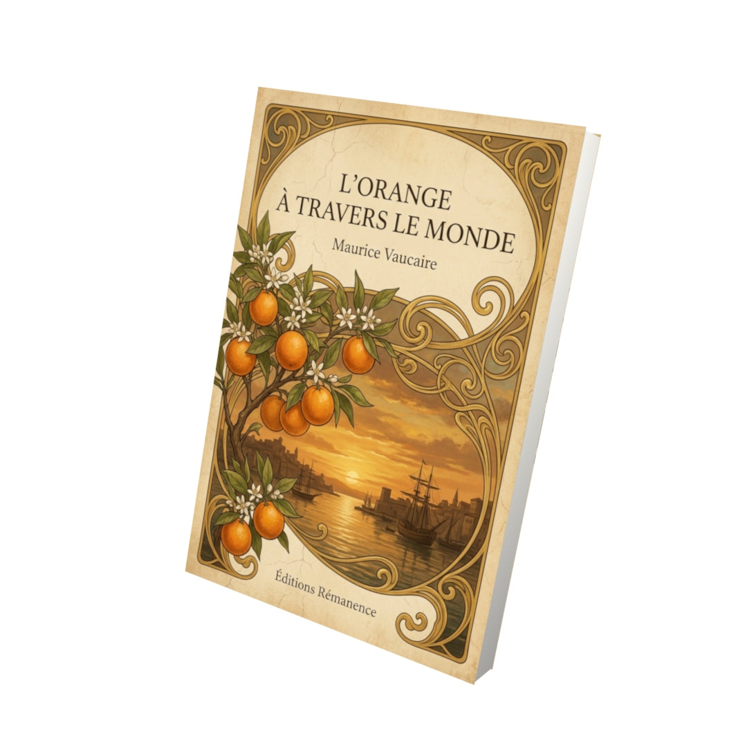 Livre L’Orange à travers le monde par Maurice Vaucaire - Vue 3D - Editions Remanence