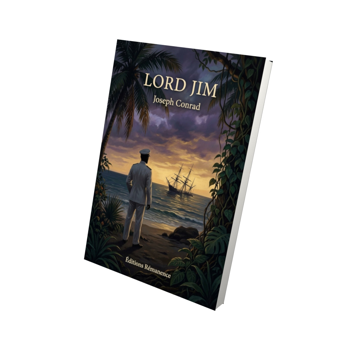 Livre Lord Jim par Joseph Conrad - Vue 3D - Editions Remanence