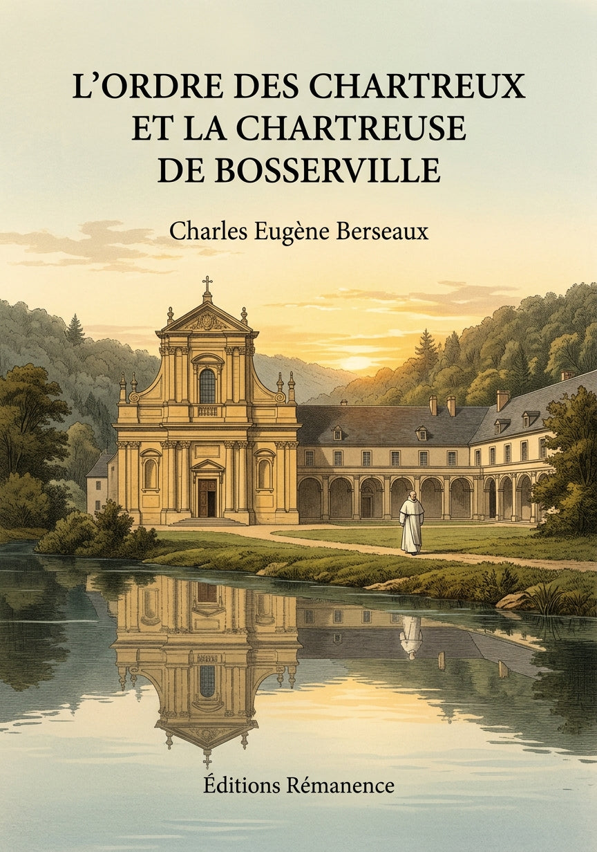 Livre L’ordre des Chartreux et la Chartreuse de Bosserville par Charles Eugène Berseaux - Couverture - Editions Remanence