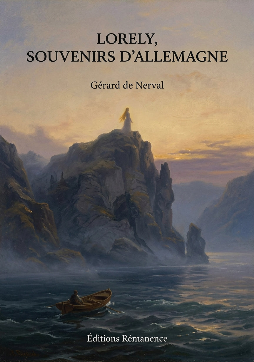Livre Lorely, Souvenirs d’Allemagne par Gérard de Nerval - Couverture - Editions Remanence