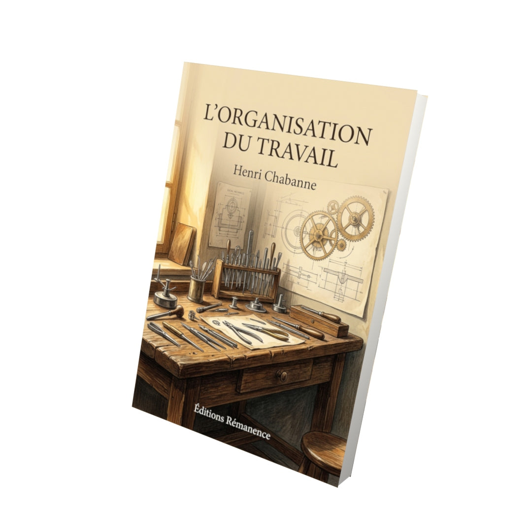 Livre L’Organisation Du Travail par Pierre Guillaume Frédéric Le Play - Vue 3D - Editions Remanence