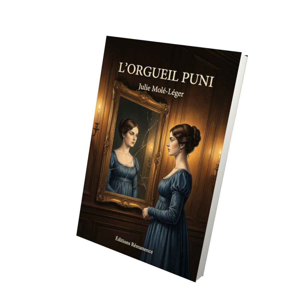 Livre L’Orgueil puni par Julie Molé-Léger - Vue 3D - Editions Remanence