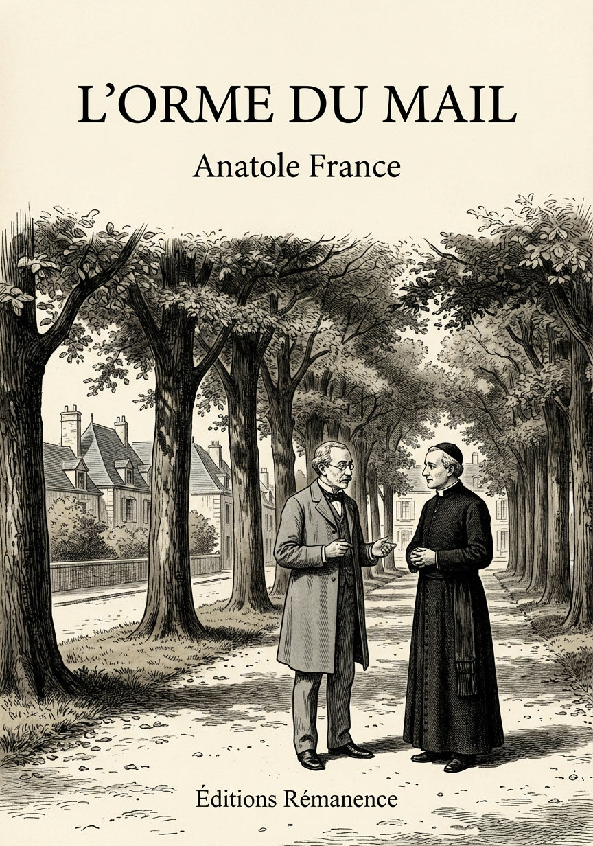 Livre L’Orme du mail par Anatole France - Couverture - Editions Remanence