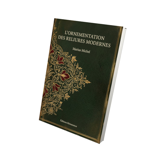Livre L’Ornementation des reliures modernes par Marius Michel - Vue 3D - Editions Remanence