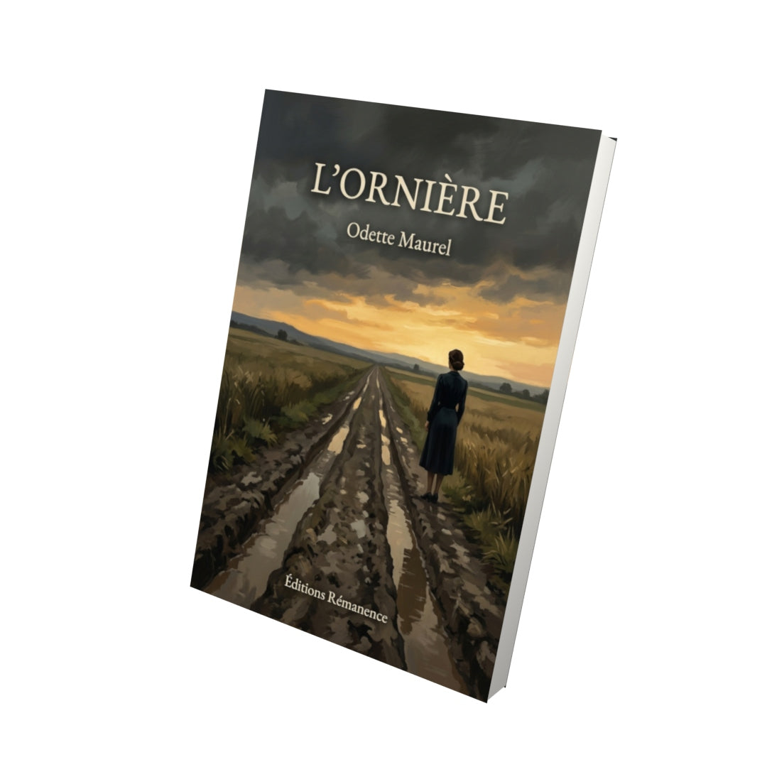 Livre L’Ornière par Odette Maurel - Vue 3D - Editions Remanence