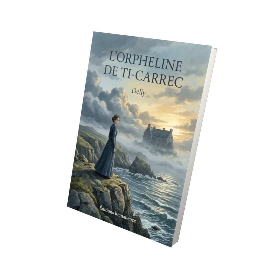 Livre L’Orpheline de Ti-Carrec par Delly - Vue 3D - Editions Remanence