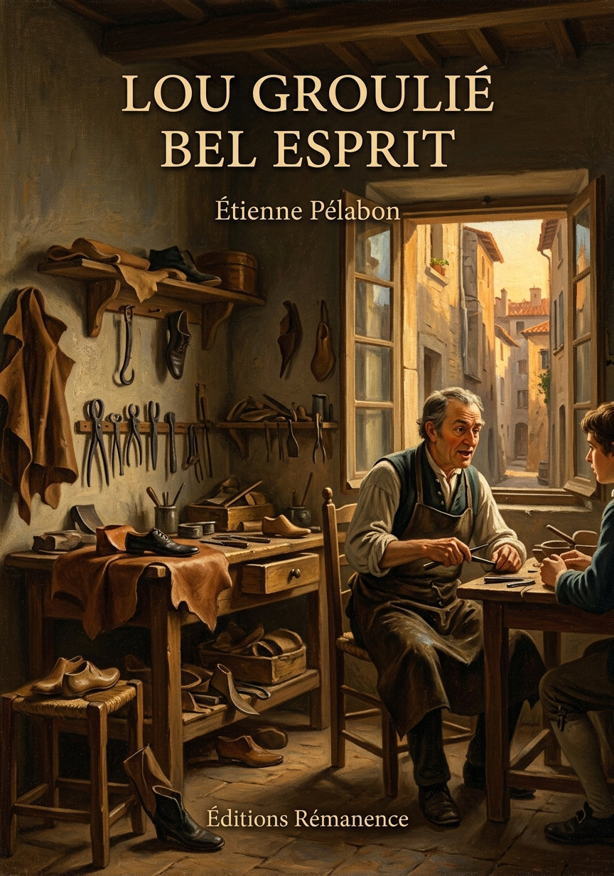 Livre Lou groulié bel esprit par Étienne Pélabon - Couverture - Editions Remanence