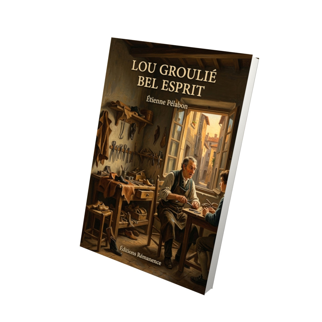 Livre Lou groulié bel esprit par Étienne Pélabon - Vue 3D - Editions Remanence