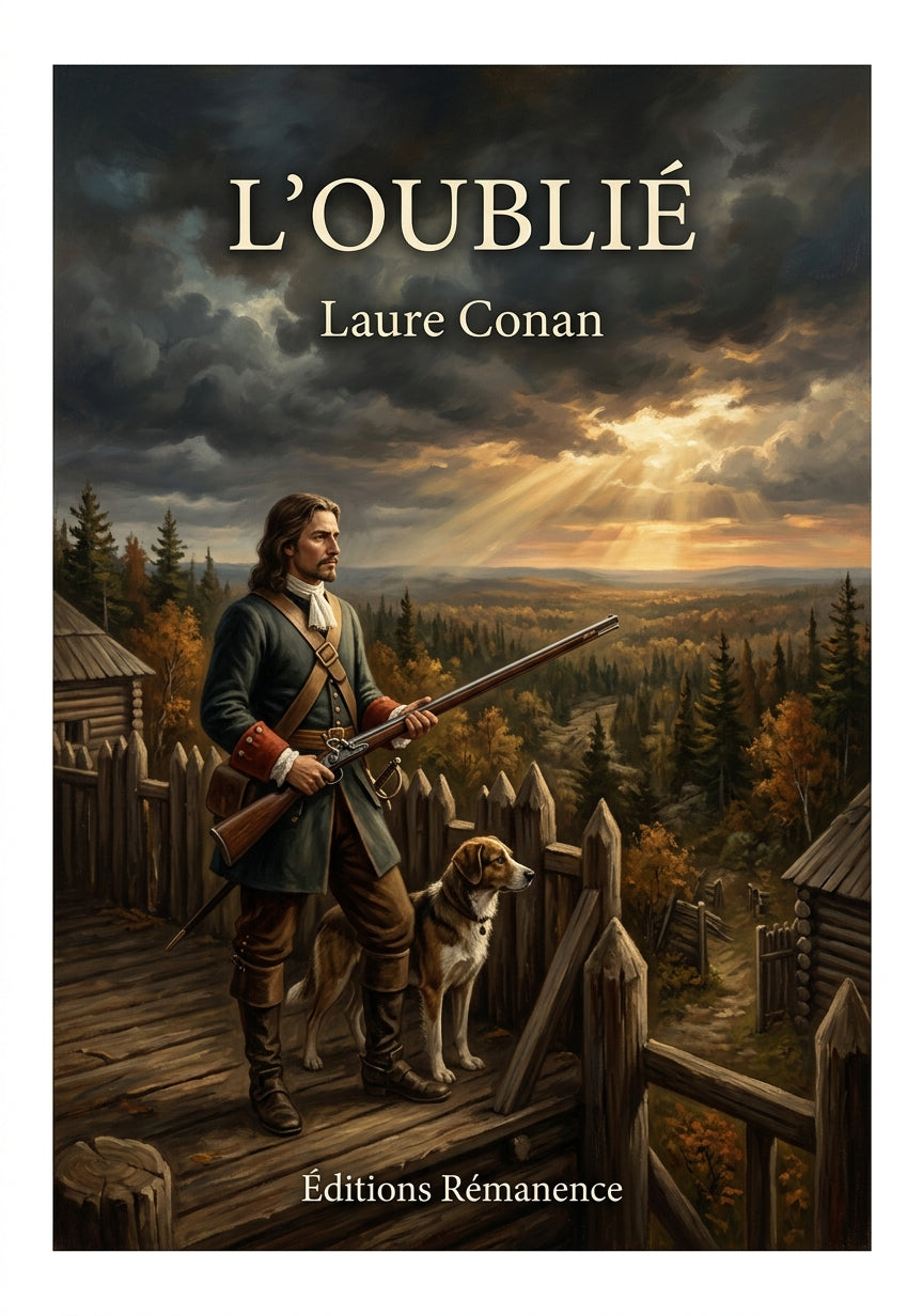 Livre L’oublié par Laure Conan - Couverture - Editions Remanence