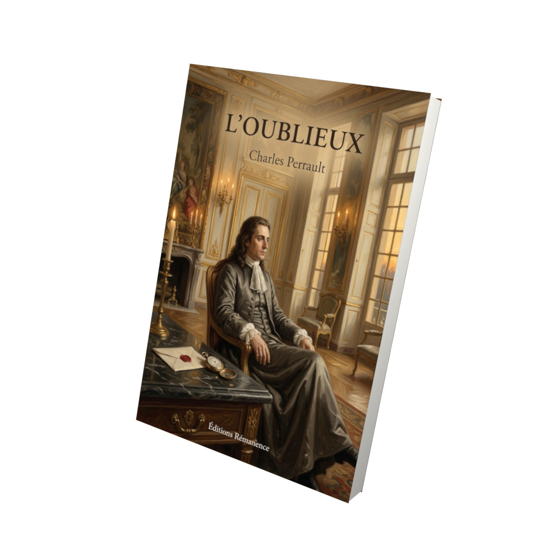 Livre L’Oublieux par Charles Perrault - Vue 3D - Editions Remanence