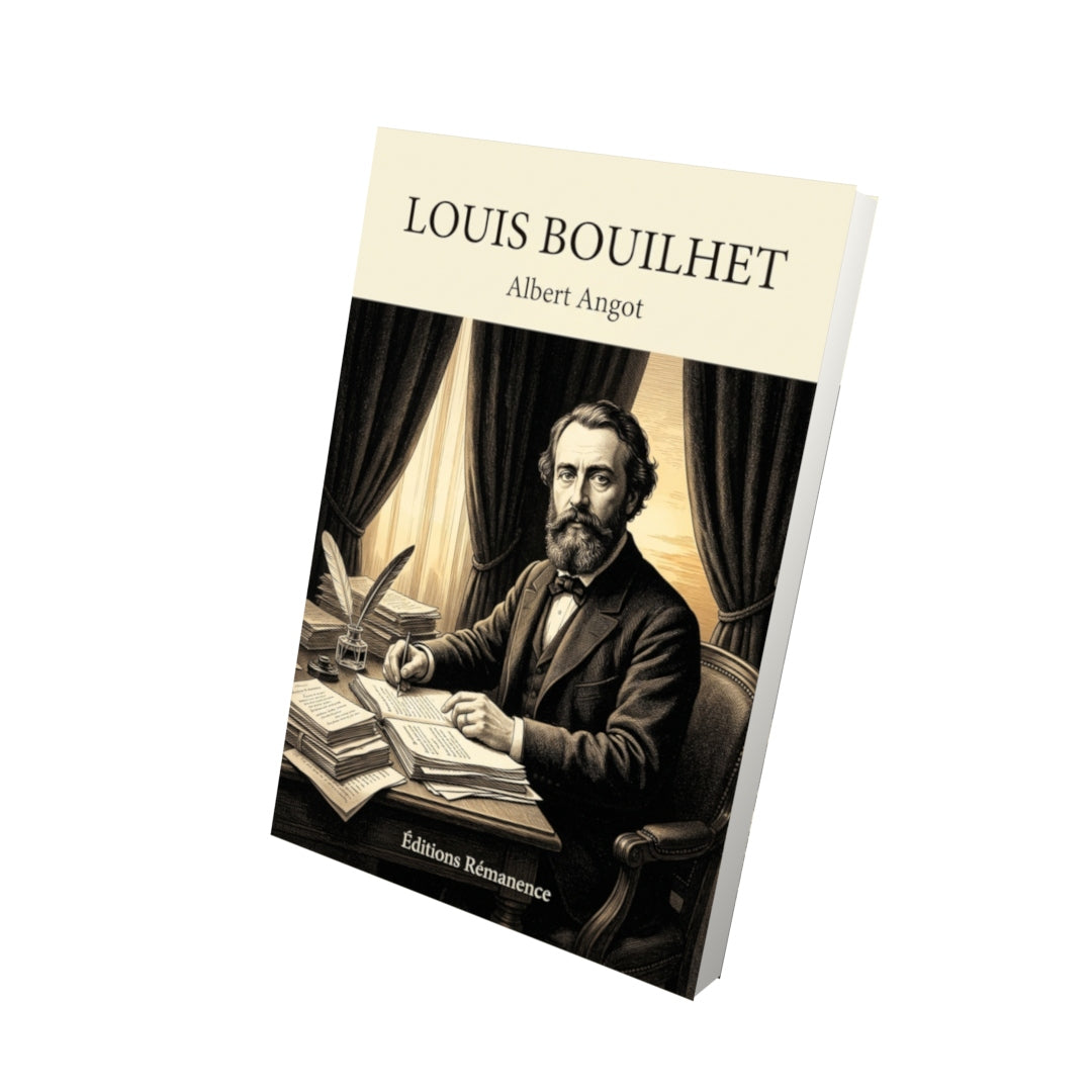 Livre Louis Bouilhet par Albert Angot - Vue 3D - Editions Remanence
