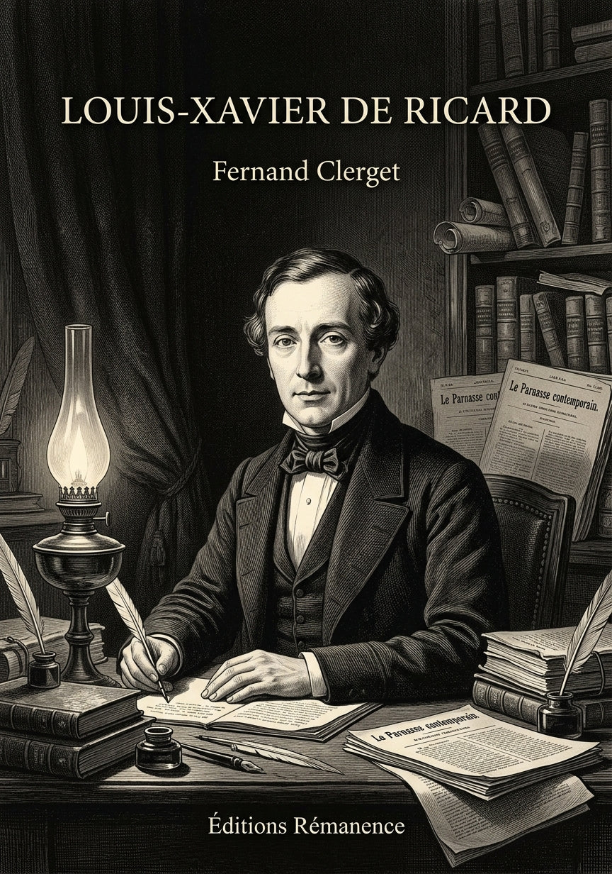 Livre Louis-Xavier de Ricard par Fernand Clerget - Couverture - Editions Remanence