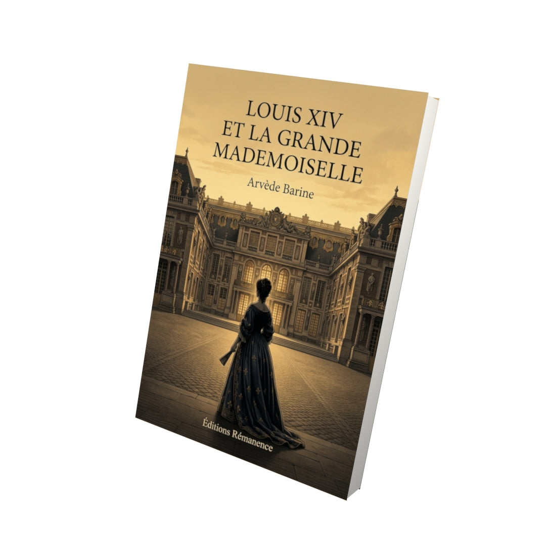 Livre Louis XIV et la Grande Mademoiselle par Arvède Barine - Vue 3D - Editions Remanence