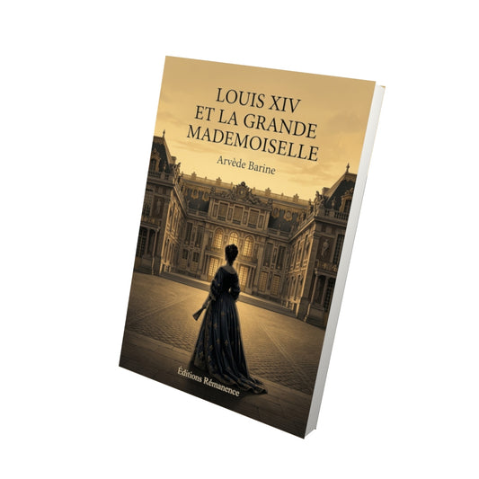 Livre Louis XIV et la Grande Mademoiselle par Arvède Barine - Vue 3D - Editions Remanence