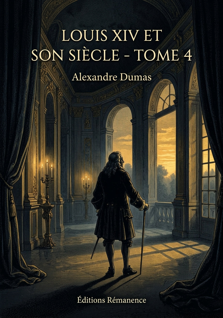 Livre Louis XIV et son siècle - Tome 4 par Alexandre Dumas - Couverture - Editions Remanence