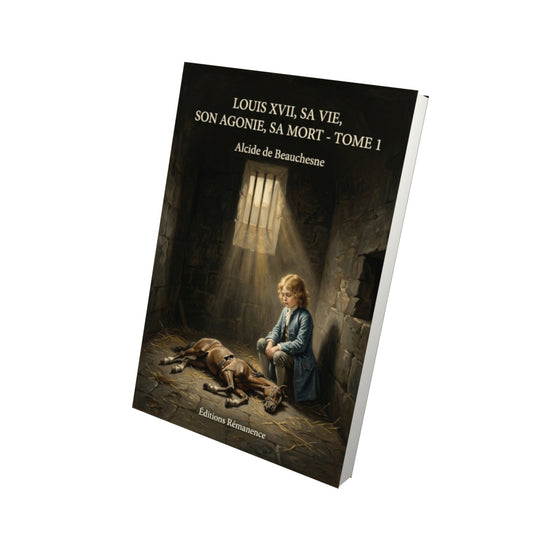 Livre Louis XVII, sa vie, son agonie, sa mort - Tome 1 par Alcide de Beauchesne - Vue 3D - Editions Remanence