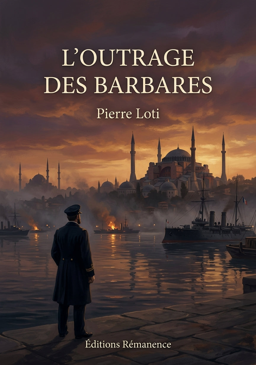 Livre L’Outrage des Barbares par Pierre Loti - Couverture - Editions Remanence